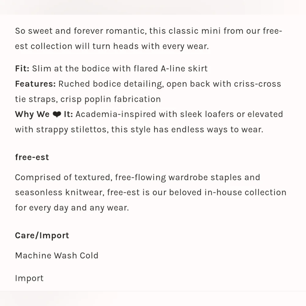 Free People Meet Me In Maui Mini Dress